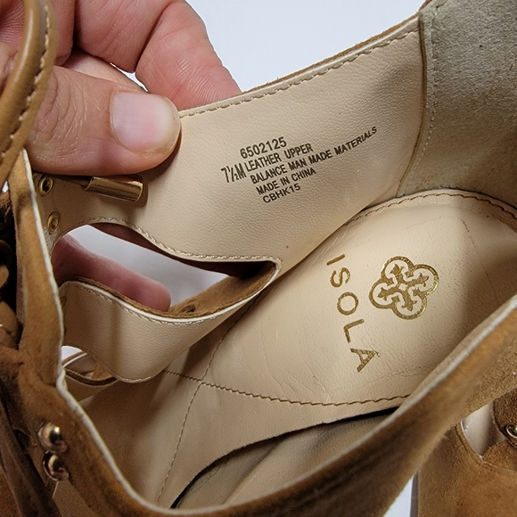 Isola Suede leather Heels - Picture 6 of 9